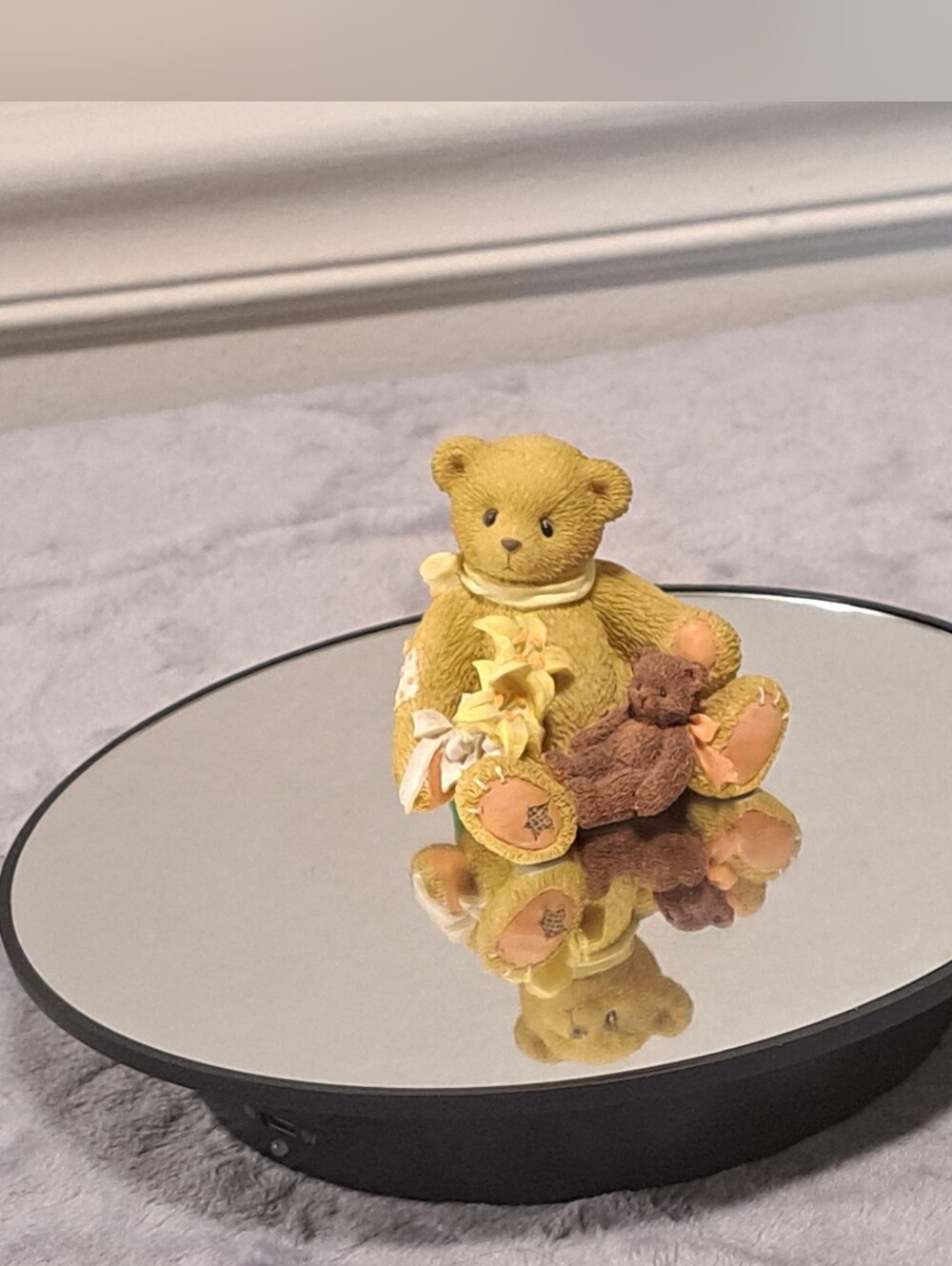 Cherished Teddy Figurine Lily. Vintage 1997 Bloom With pearls of hope EUC